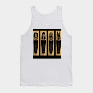 Sarcophagus God Quad Tank Top